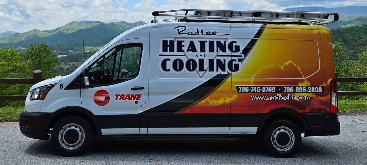 Radlee Heating And Cooling Side Of Van About Us